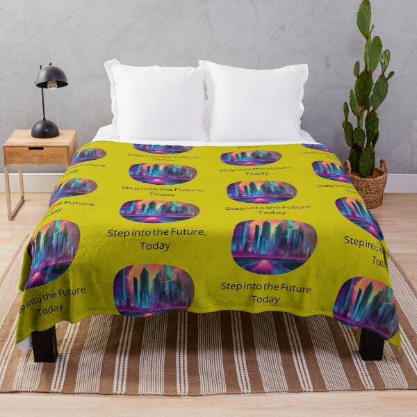 Item preview, Neon City Dreams Futuristic Urban Landscape designed and sold by ArtComixHaven.