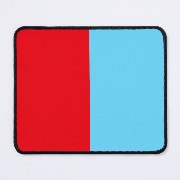 Item preview, Red Cyan Blue Two Tone Color Split designed and sold by PatternTitan.