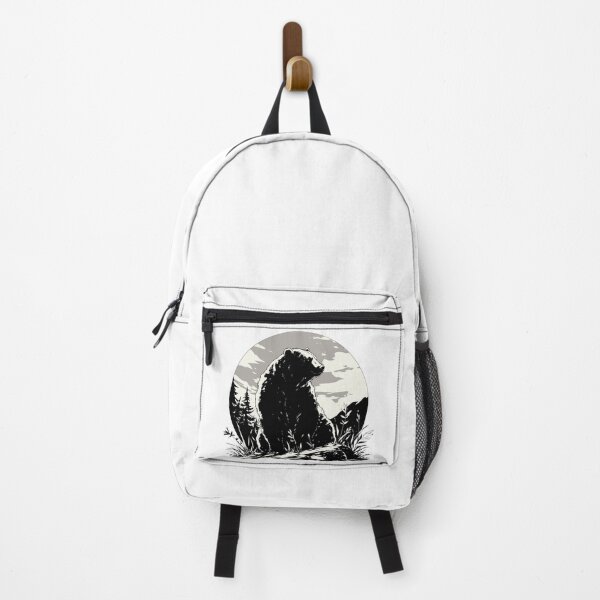 Item preview, Silhouette black and white bear // Aesthetic bear // bear Portrait // yin yang designed and sold by SMARTKIT DESIGNAGENCY.