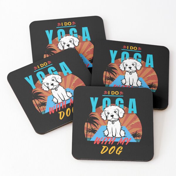 Item preview, Yoga Spiritual Pet I Do Yoga With My Dog At Sunset designed and sold by pkk72.