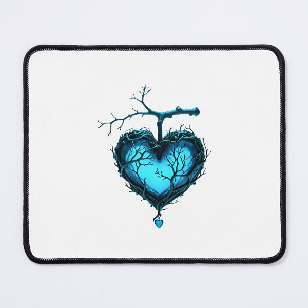 Item preview, Turquoise heart covered with branches designed and sold by MadinaFatt.