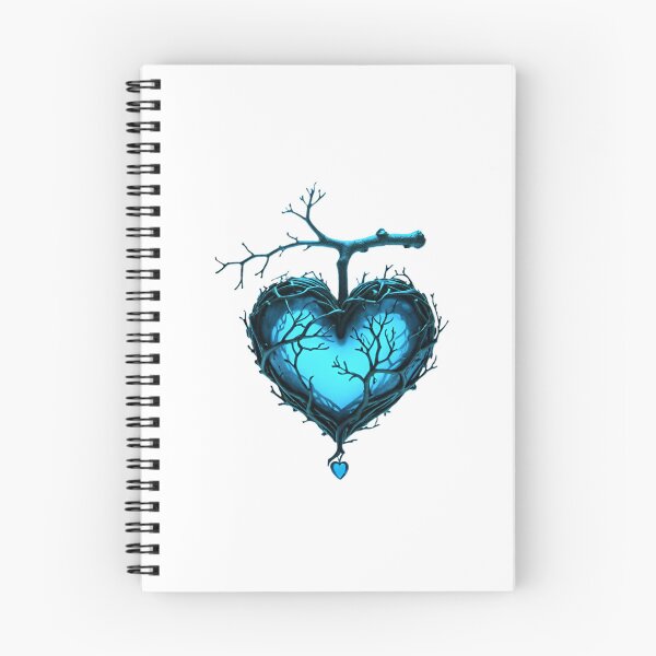 Item preview, Turquoise heart covered with branches designed and sold by MadinaFatt.