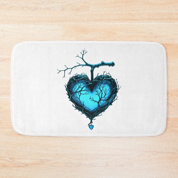 Item preview, Turquoise heart covered with branches designed and sold by MadinaFatt.