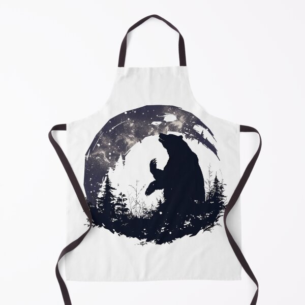 Item preview, Silhouette black and white bear // Aesthetic bear // bear Portrait // yin yang designed and sold by SMARTKIT DESIGNAGENCY.