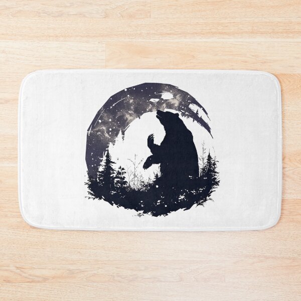 Item preview, Silhouette black and white bear // Aesthetic bear // bear Portrait // yin yang designed and sold by SMARTKIT  DESIGNAGENCY.