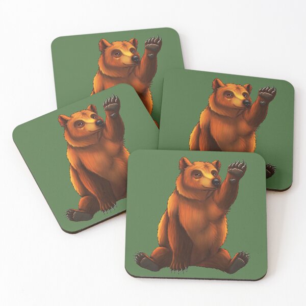 Item preview, Waving Bear designed and sold by JeMiChi Art.