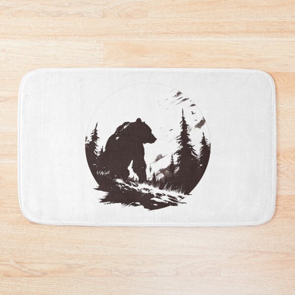 Item preview, Silhouette black and white bear // Aesthetic bear // bear Portrait // yin yang designed and sold by SMARTKIT  DESIGNAGENCY.