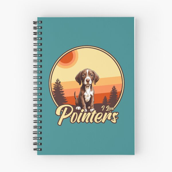 Item preview, I Love Pointers - Vintage Sunset Design - German Shorthaired Pointer Lover designed and sold by brindled.