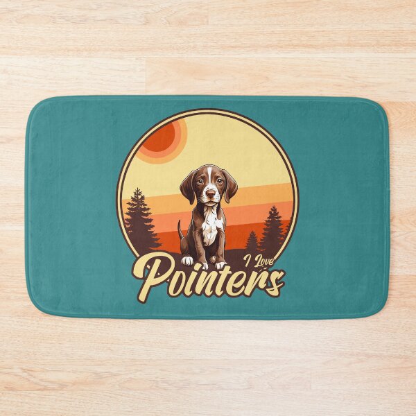 Item preview, I Love Pointers - Vintage Sunset Design - German Shorthaired Pointer Lover designed and sold by brindled.