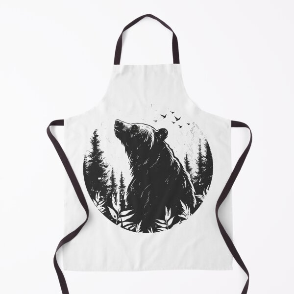 Item preview, Silhouette black and white bear // Aesthetic bear // bear Portrait // yin yang designed and sold by SMARTKIT DESIGNAGENCY.