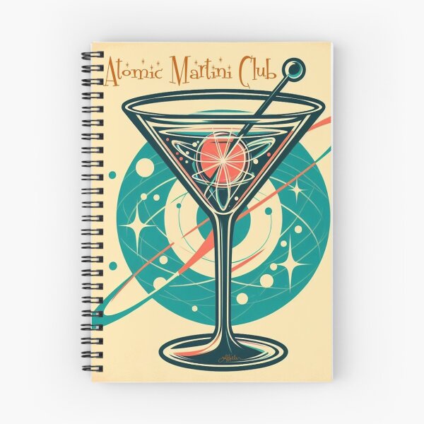 Item preview, The Atomic Martini Club Cocktail Hour designed and sold by Lee Hiller Designs.