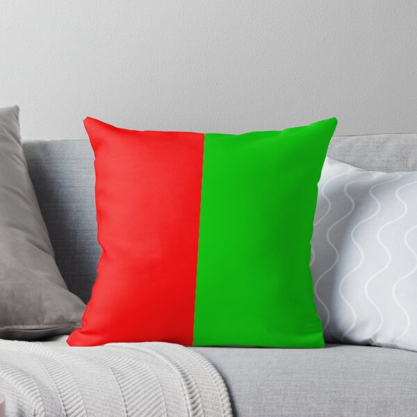 Item preview, Red Green Two Tone Color Split designed and sold by PatternTitan.
