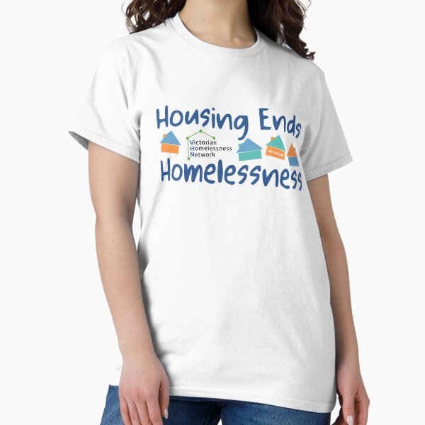 Aperçu de l'œuvre Le logement met fin à l’itinérance créée et vendue par HEHmerch.