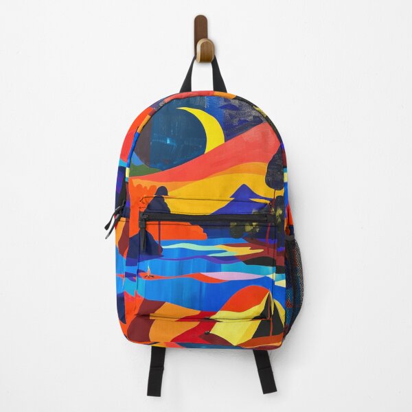 Item preview, Campers abstract with vibrant colours Active Outdoors Inspired Art designed and sold by CDC40.