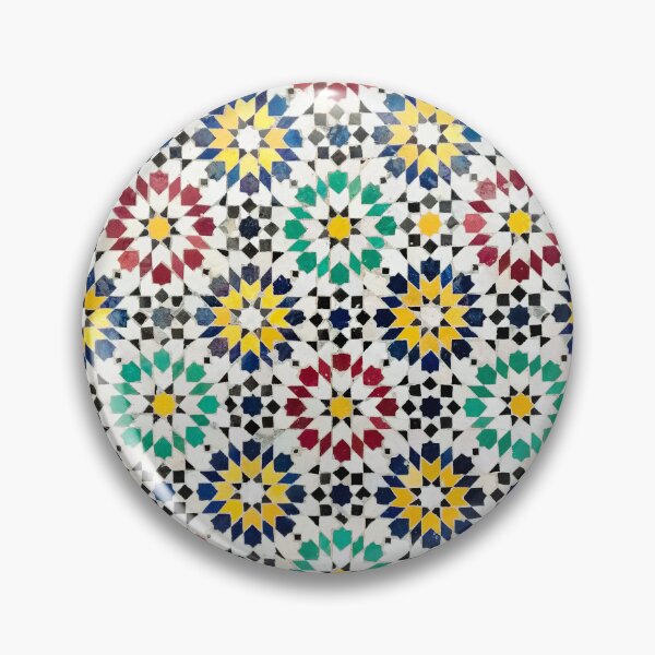 Item preview, Geometric Harmony Terracotta; Tilework Earthen Patterns; Modern Mosaic Abstract; Shapes in Clay designed and sold by MagicCreationsW.
