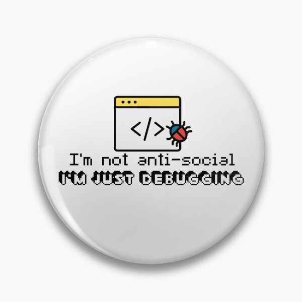 Item preview, I'm Just Debugging! Code, Software designed and sold by smalldesignbox.