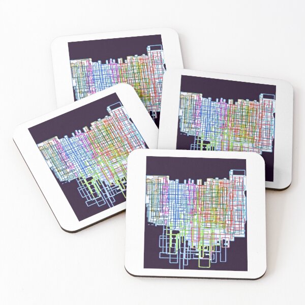 Item preview, Line art rainbow abstraction designed and sold by Hannahdalebraz.