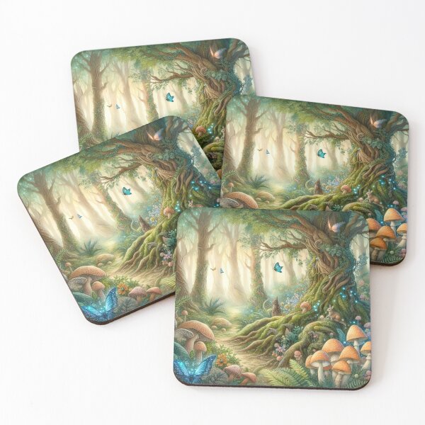 Item preview, Enchanted Forest Wildlife Digital Art designed and sold by Inspirahawke.