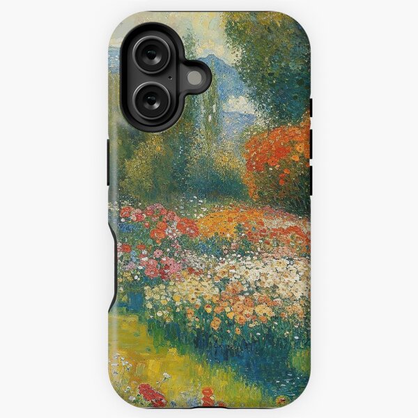 Aperçu de l'œuvre Jardin fleuri Gustav Klimt créée et vendue par maniacfitness.