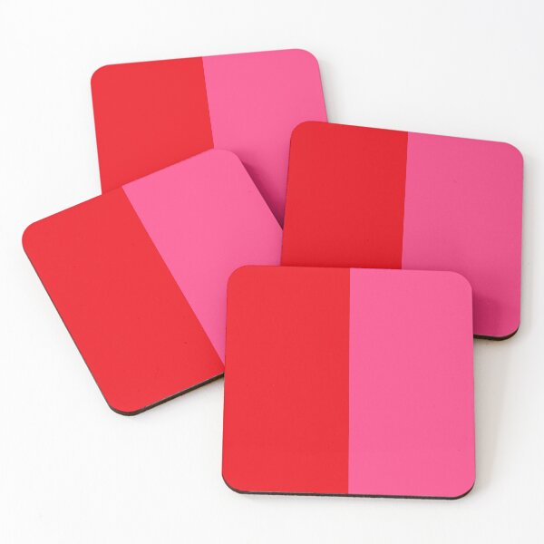 Item preview, Red Pink Two Tone Color Split designed and sold by PatternTitan.