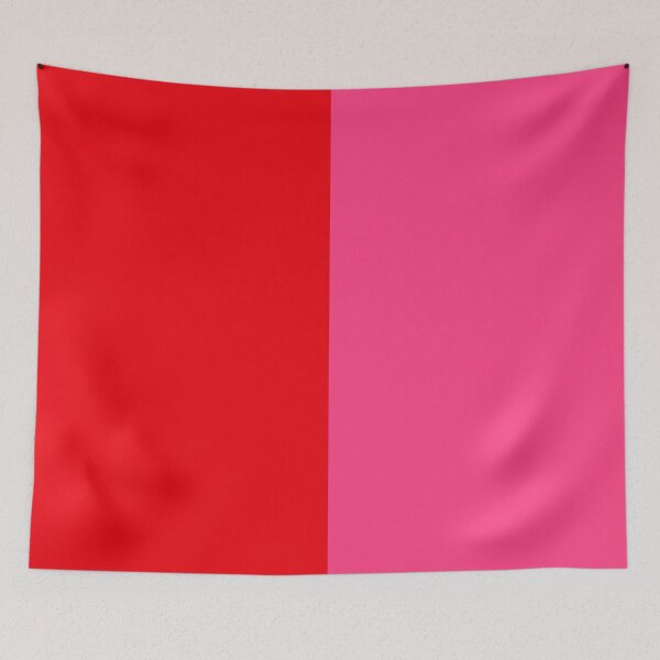 Item preview, Red Pink Two Tone Color Split designed and sold by PatternTitan.
