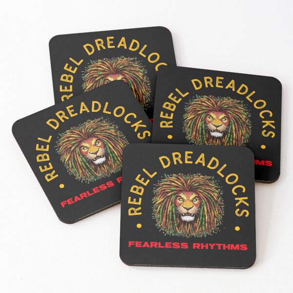 Item preview, Rebel Dreadlocks: Fearless Rhythm Reggae Lion T-Shirt designed and sold by InkKiai.