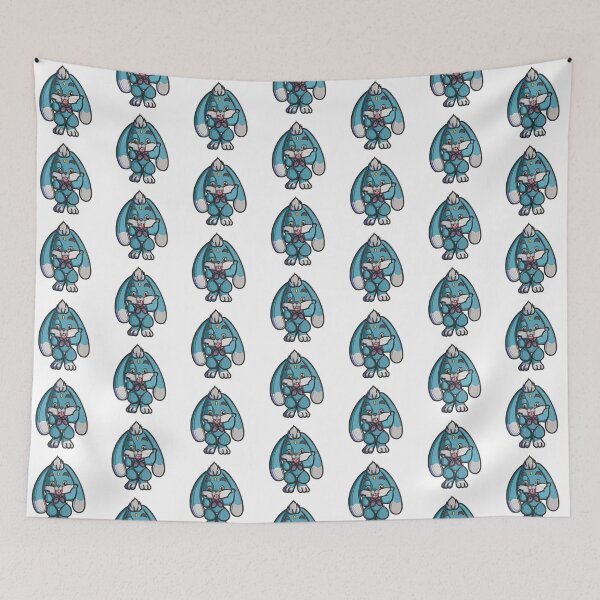 Item preview, Blue Rabbit Embroidery Design designed and sold by Cre8iveSkill.