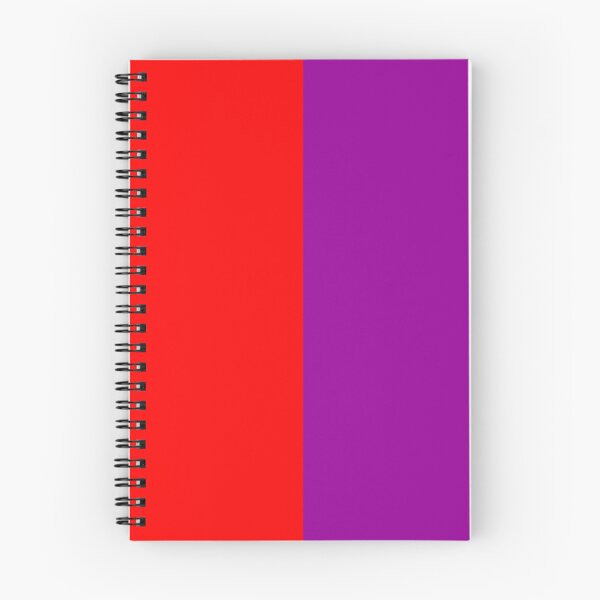Item preview, Red Purple Two Tone Color Split designed and sold by PatternTitan.