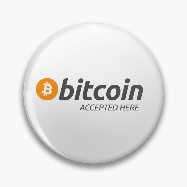 Item preview, Bitcoin Accepted Here Logo Sticker designed and sold by Felix-Designer.