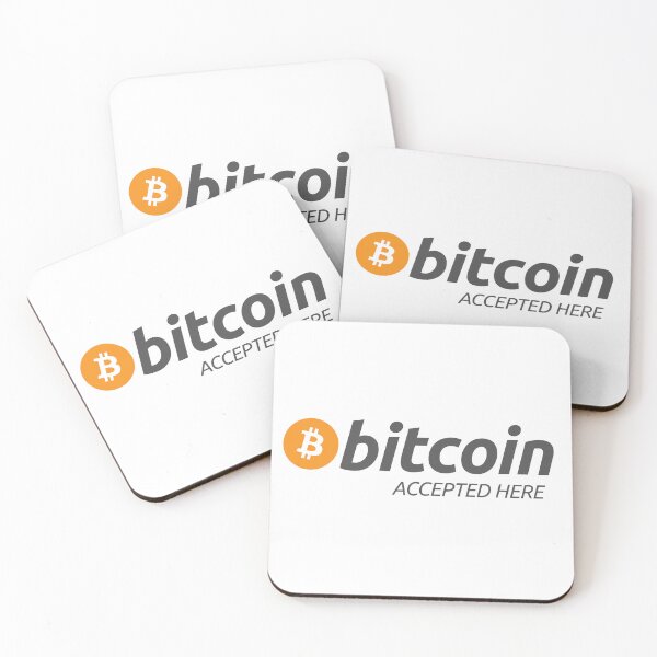 Item preview, Bitcoin Accepted Here Logo Sticker designed and sold by Felix-Designer.