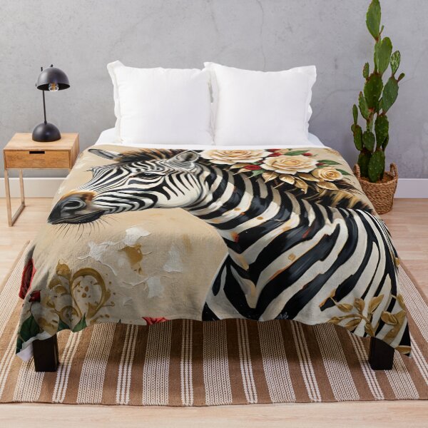 Item preview, Zebra & Roses In A Tan Background With Acrylic  designed and sold by DesignsByPrnces.