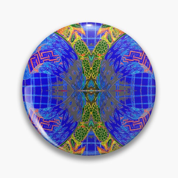 Item preview, blue sarong with flower circles designed and sold by Nickdavisinghe.