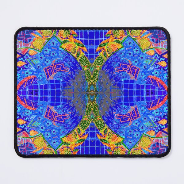 Item preview, blue sarong with flower circles designed and sold by Nickdavisinghe.