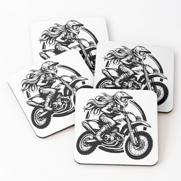 Item preview, MotoCross Girl, Woman on motorcycle, Girl on Dirt Bike designed and sold by Cr320.