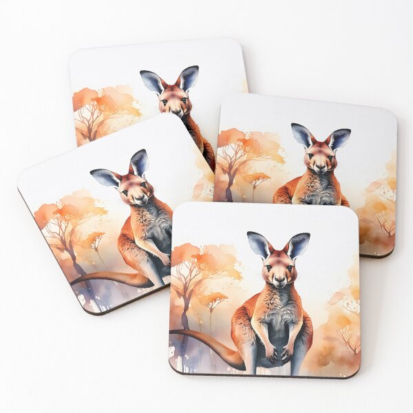 Item preview, Kangaroo in the bush designed and sold by Shop-Oceania.