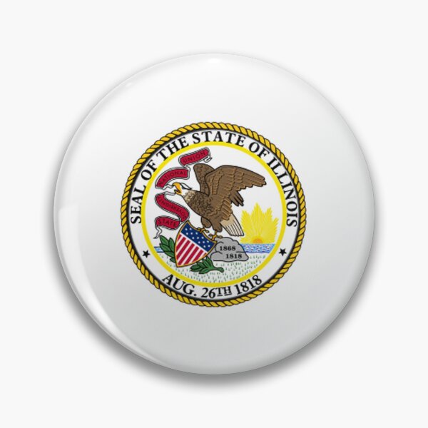 Item preview, Illinois State Seal designed and sold by US States Merch.