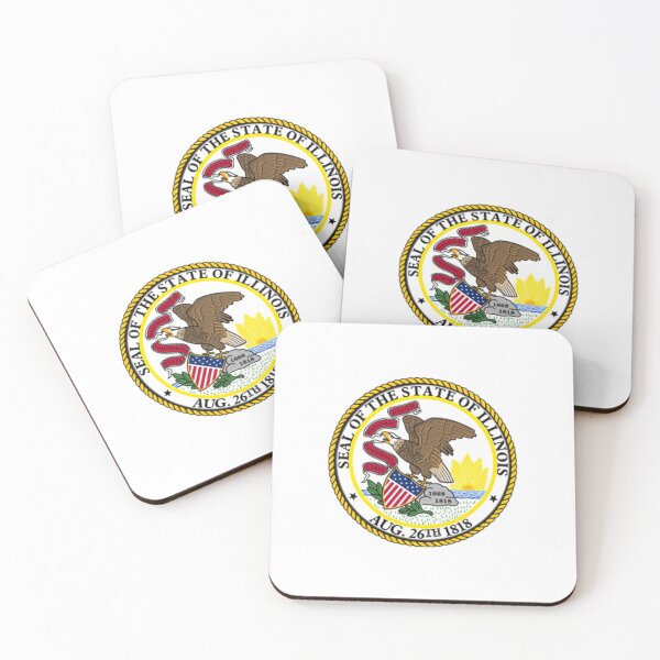 Item preview, Illinois State Seal designed and sold by US States Merch.