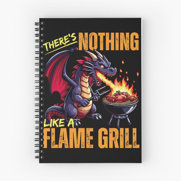 Item preview, Nothing Like A Flame Grill |Funny Cool Dragon At A BBQ designed and sold by McThingummy.