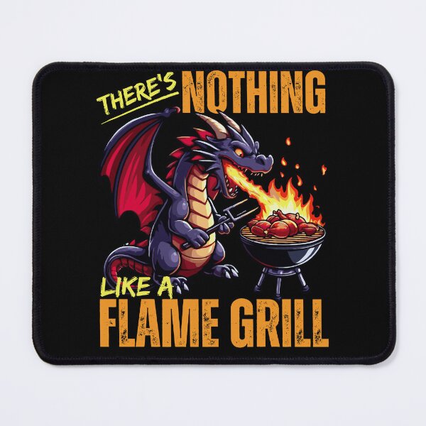 Item preview, Nothing Like A Flame Grill |Funny Cool Dragon At A BBQ designed and sold by McThingummy.