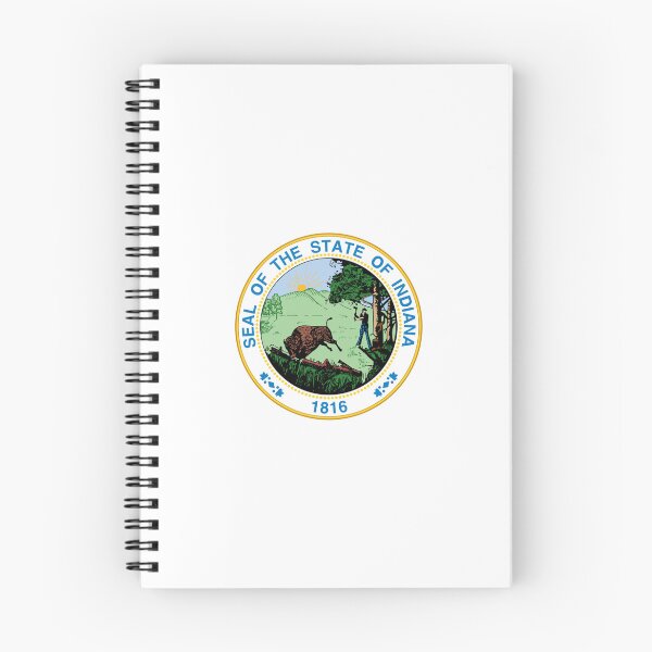 Item preview, Indiana State Seal designed and sold by US States Merch.