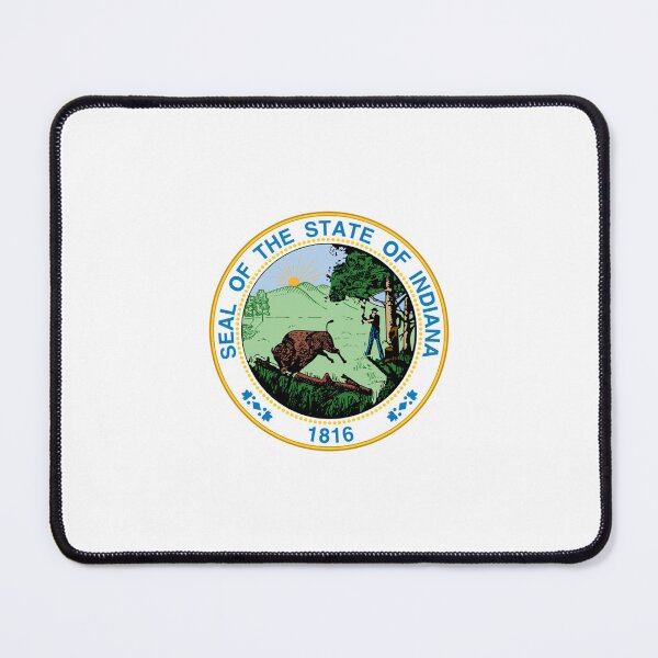 Item preview, Indiana State Seal designed and sold by US States Merch.