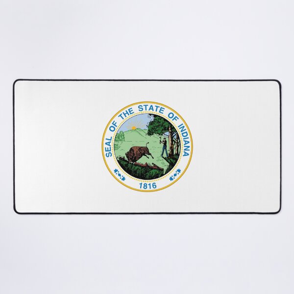 Item preview, Indiana State Seal designed and sold by US States Merch.