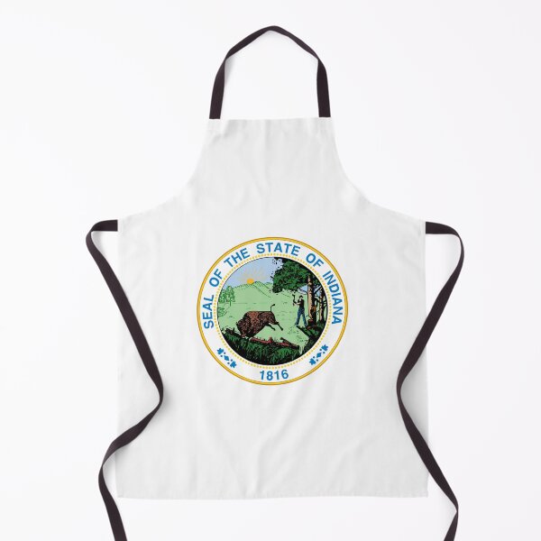 Item preview, Indiana State Seal designed and sold by US States Merch.