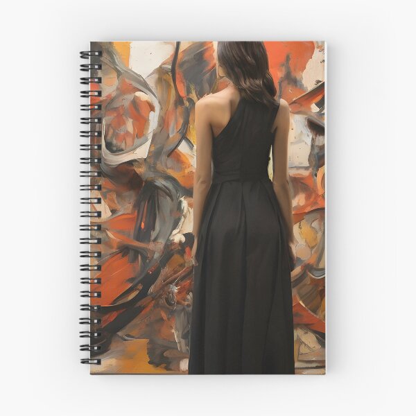 Item preview, Beautiful Woman Looking At Abstract Impressionist Art 1 designed and sold by Jason123za.