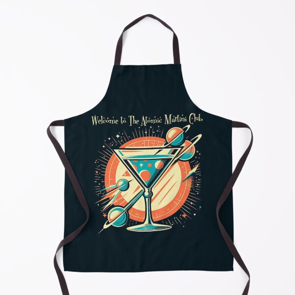 Item preview, Welcome To The Atomic Martini Club Space Age Cocktail Hour designed and sold by Lee Hiller Designs.