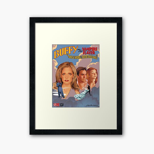 Buffy The Vampire Slayer - Une fois de plus avec le sentiment Impression encadrée