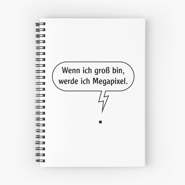 Item preview, When I grow up, I'll be a megapixel. (Pixel / Black Outline) designed and sold by Roderix.