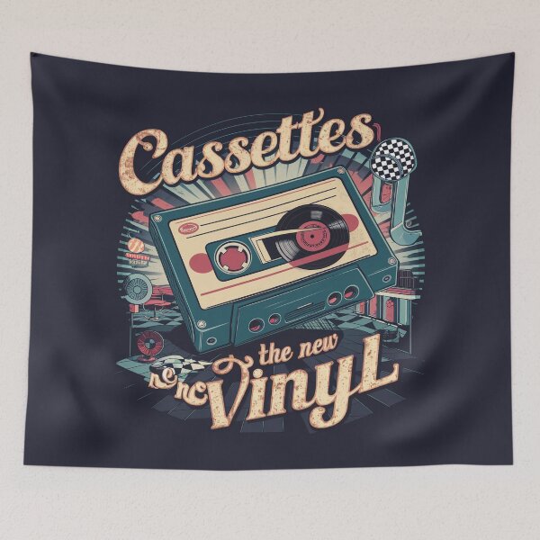 Item preview, Cassettes - The New Vinyl designed and sold by DJ-Portable.