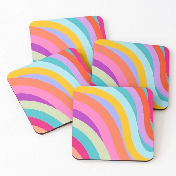 Item preview, Vibrant Waves: Multi-Colored Curved Lines designed and sold by MOBI-CASE.