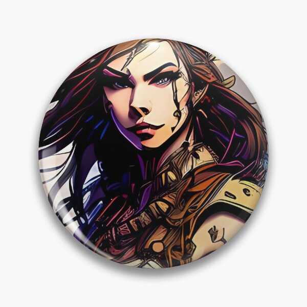 Item preview, Post-apocalyptic woman in inkpunk style designed and sold by MrBooch.